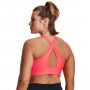 Biustonosz treningowy Under Armour Crossback Longline - łososiowy