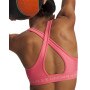 mini: Biustonosz treningowy Under Armour Crossback Mid Bra - różowy (5)