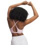 Biustonosz treningowy Under Armour UA Crossback Low Bra - różowy