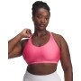 Biustonosz treningowy Under Armour UA Crossback Low Bra - różowy