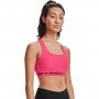 mini: Biustonosz treningowy UNDER ARMOUR UA Crossback Mid Bra - różowy (7)