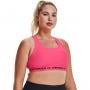mini: Biustonosz treningowy UNDER ARMOUR UA Crossback Mid Bra - różowy (1)