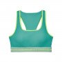 mini: Biustonosz treningowy UNDER ARMOUR UA Crossback Mid Bra Pkt - zielony (12)