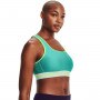 mini: Biustonosz treningowy UNDER ARMOUR UA Crossback Mid Bra Pkt - zielony (3)