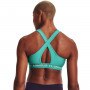 mini: Biustonosz treningowy UNDER ARMOUR UA CROSSBACK MID HEATHER BRA - zielony (6)