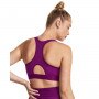 Biustonosz treningowy Under Armour UA HeatGear High - fioletowy