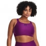 Biustonosz treningowy Under Armour UA HeatGear High - fioletowy