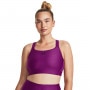 Biustonosz treningowy Under Armour UA HeatGear High - fioletowy