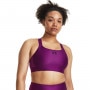 Biustonosz treningowy Under Armour UA HeatGear High - fioletowy