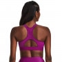 Biustonosz treningowy Under Armour UA HeatGear High - fioletowy