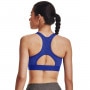 Biustonosz treningowy Under Armour UA HeatGear High - niebieski