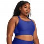 Biustonosz treningowy Under Armour UA HeatGear High - niebieski