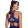 Biustonosz treningowy Under Armour UA HeatGear High - niebieski