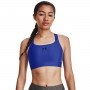 Biustonosz treningowy Under Armour UA HeatGear High - niebieski