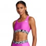 UNDER ARMOUR Biustonosz treningowy Under Armour UA Hg Authentics Mid Branded  różowy Różowy