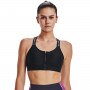 mini: Biustonosz treningowy UNDER ARMOUR UA Infinity High Bra Zip - czarny (1)