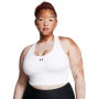 Biustonosz treningowy Under Armour Vanish Seamless Mid Bra - biały