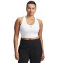 UNDER ARMOUR Biustonosz treningowy Under Armour Vanish Seamless Mid Bra  biały Biały