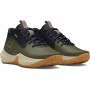 Buty do koszykówki uniseks Under Armour UA Lockdown 7 - oliwkowe/khaki