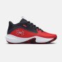 mini: Buty do koszykówki uniseks Under Armour UA Lockdown 7 - czerwone (3)