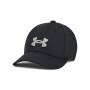 UNDER ARMOUR Chłopięca czapka z daszkiem Under Armour Boy's UA Blitzing  czarna Czarny