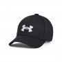 UNDER ARMOUR Chłopięca czapka z daszkiem Under Armour Boy's UA Blitzing  czarna Czarny