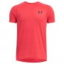 UNDER ARMOUR Chłopięca koszulka treningowa Under Armour UA Tech 2.0 SS  czerwona Czerwony