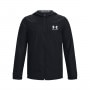 mini: Chłopięca kurtka treningowa UNDER ARMOUR UA Sportstyle Windbreaker - czarna (1)