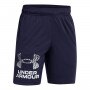 Chłopięce spodenki treningowe Under Armour UA Tech Logo Shorts - granatowe