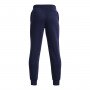 Chłopięce spodnie dresowe Under Armour UA Rival Fleece Joggers - granatowe