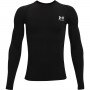 mini: Chłopięcy longsleeve treningowy Under Armour UA HG Armour LS - czarny (1)