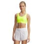UNDER ARMOUR Biustonosz treningowy Under Armour Crossback Mid Bra  żółty żółty