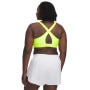 Biustonosz treningowy Under Armour Crossback Mid Bra - żółty