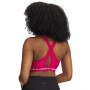 Biustonosz treningowy Under Armour Crossback Mid Bra - różowy