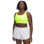 Biustonosz treningowy Under Armour Crossback Mid Bra - żółty