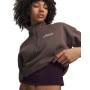 mini: Damska bluza bez kaptura Under Armour RIVAL FLEECE VARSITY HZ - brązowa (3)