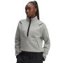Damska bluza dresowa bez kaptura Under Armour UA Unstoppable Fleece - szara