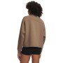 mini: Damska bluza dresowa nierozpinana Under Armour Unstoppable Fleece HZ - beżowa (2)