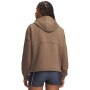 mini: Damska bluza dresowa rozpinana Under Armour Unstoppable Fleece FZ Jkt - brązowa (2)