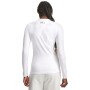 mini: Damska bluza treningowa bez kaptura Under Armour UA ColdGear Crew - biała (2)