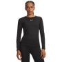Obrazek dla: UNDER ARMOUR Damska bluza treningowa bez kaptura Under Armour UA ColdGear Crew  czarna Czarny