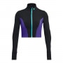 mini: Damska bluza treningowa Under Armour Project Rock LetsGo Crop FZ - czarna (5)