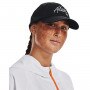 UNDER ARMOUR Damska czapka z daszkiem Under Armour  czarna  Czarny