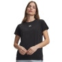 mini: Damska koszulka basic Under Armour Rival Cotton Wash SS - czarna (1)