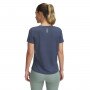 Damska koszulka do biegania Under Armour UA Launch Shortsleeve - szara