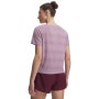 mini: Damska koszulka do biegania Under Armour UA Velociti Shortsleeve - fioletowa (2)