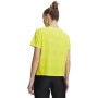 mini: Damska koszulka do biegania Under Armour UA Velociti Shortsleeve - żółta (2)