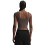 mini: Damska koszulka treningowa bez rękawów Under Armour Motion Tank - brązowa (2)