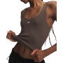 mini: Damska koszulka treningowa bez rękawów Under Armour Motion Tank - brązowa (3)