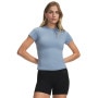Obrazek dla: UNDER ARMOUR Damska koszulka treningowa Under Armour Motion Fitted SS  niebieska Niebieski